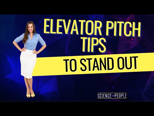 Elevator Pitch Tips to Stand Out