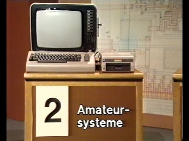 ZDF 10.12.1984 -  Computer für Jedermann (C64, ZX80, Apple,IBM PC...) Microprozessor/-computer 12
