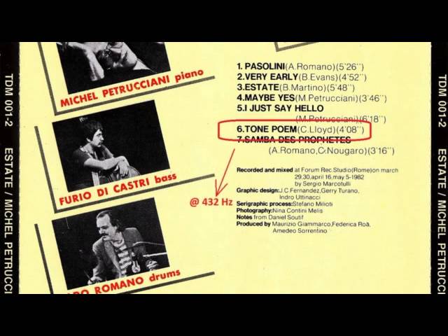 Michel Petrucciani Trio - Tone Poem @ 432 Hz