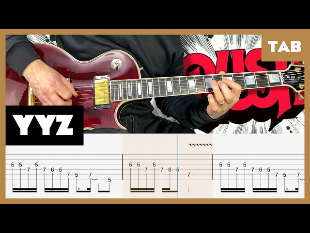 Rush - YYZ - Guitar Tab | Lesson | Cover | Tutorial