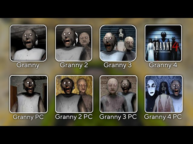 Granny All Chapters 1 2 3 4 PC VS Mobile Full Gameplay | Granny All Chapters New Update