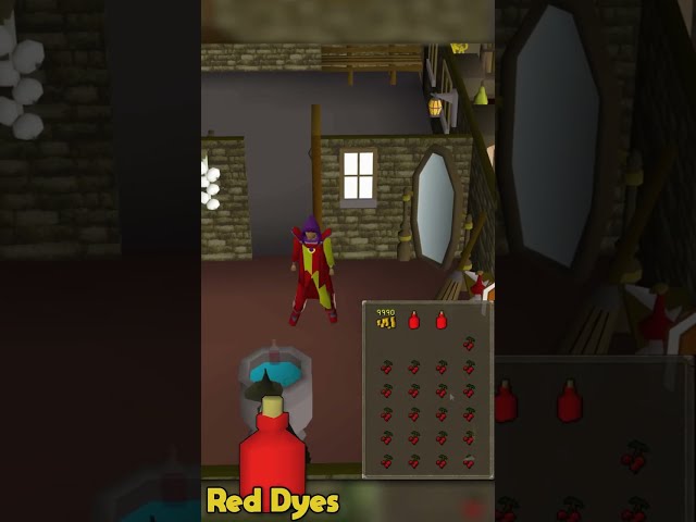 Making Red Dyes for 1 Hour - OSRS F2P Moneymaking