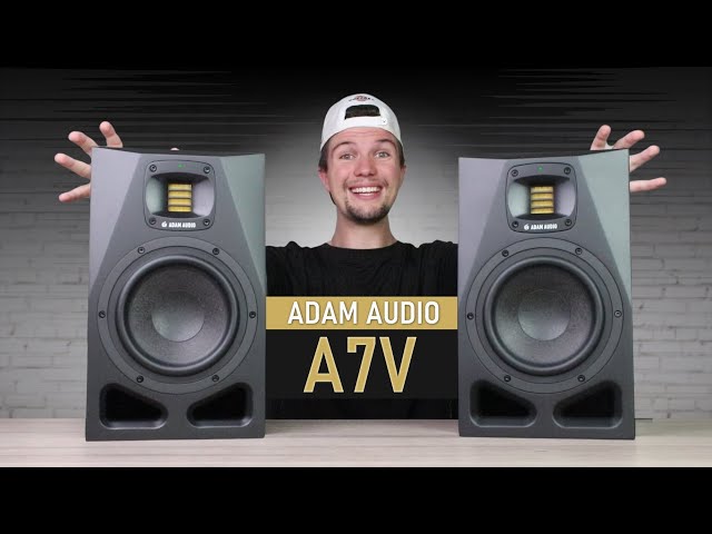 These Studio Monitors are PERFECT For Your Home Studio! - Adam Audio A7V (Unboxing & Review)