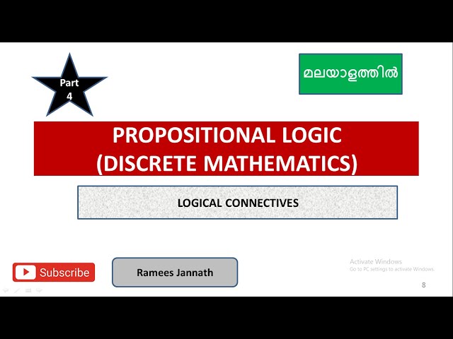 Converse, Inverse and Contrapositive |Discrete Mathematics in Malayalam | Part 4