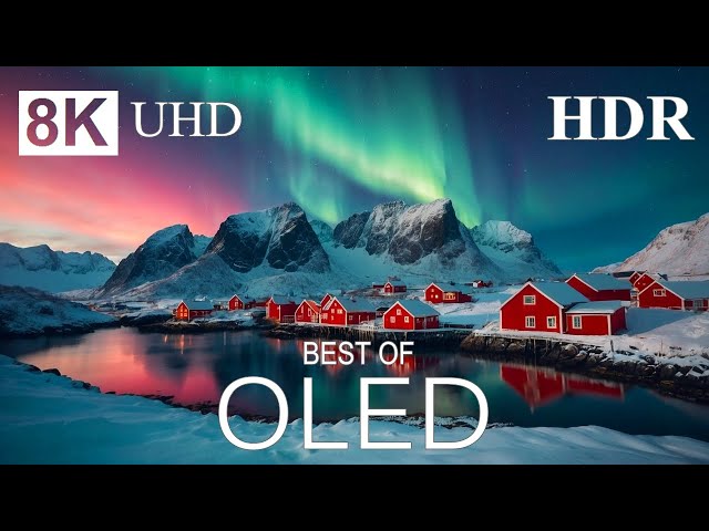 BRIGHT COLORS 8K HDR - Best Of OLED Demo 8K ULTRA HD