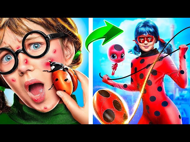 How to Become Ladybug! Extreme Makeover With Gadgets From TikTok!