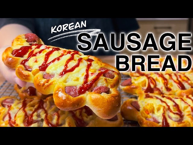 Korean Sausage Bread | Savory Snack For Party Time Or Any Time!