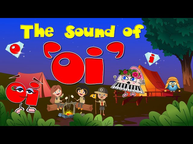 The Sound of 'Oi' - Vowel Diphthong oi / Long Vowel oi - English4abc - Phonics Mix!