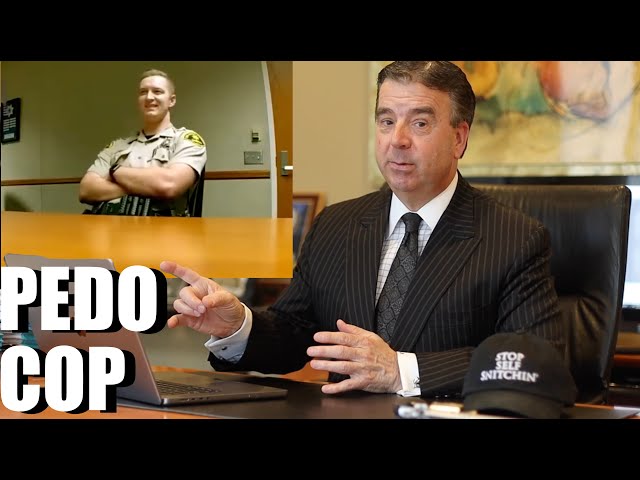 Criminal Lawyer Reacts to Cop Realized He Is Going To Jail For Being A Pedo