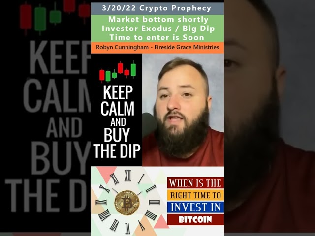 Time to invest soon prophecy - Robyn Cunningham 3/20/22