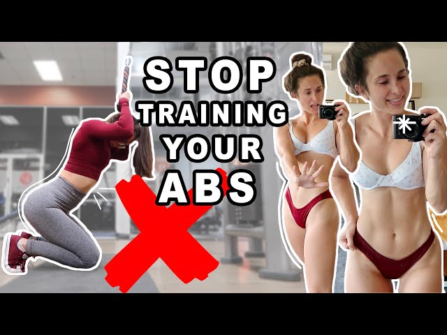 STOP TRAINING ABS to get abs | What I Eat to Lose Fat + Get Abs