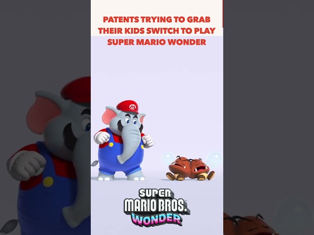 Silly Parents Mario Wonder is for Kids!