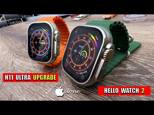 HELLO WATCH 2 Review - APPLE Watch ULTRA Clone