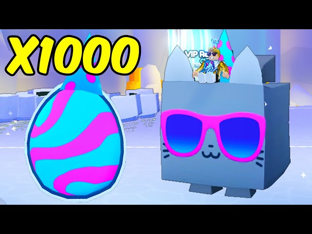 Hatching 1000 HYPE EGGS To Get TITANIC PARTY CAT In Pet Simulator 99