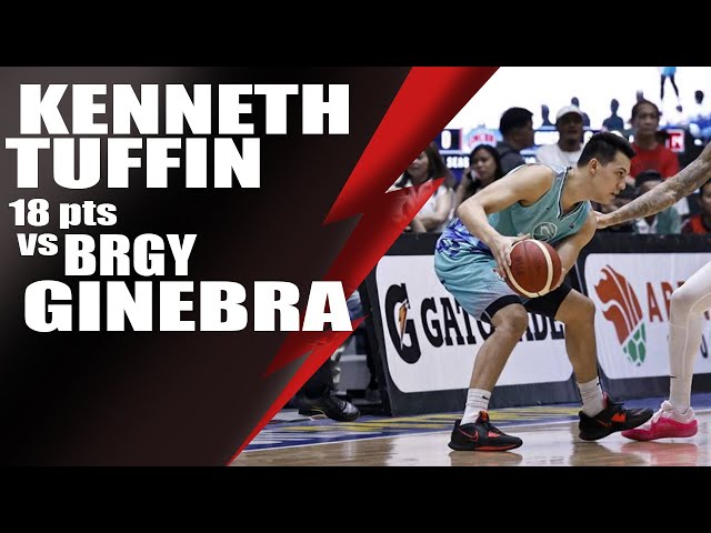 Kenneth Tuffin Full Highlights 18 pts vs Brgy Ginebra | 12-09-2023