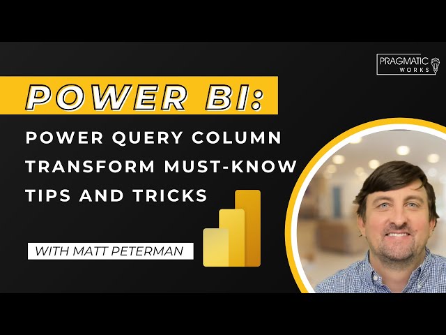 Power BI: Power Query Column Transform Must-Know Tips and Tricks🔍