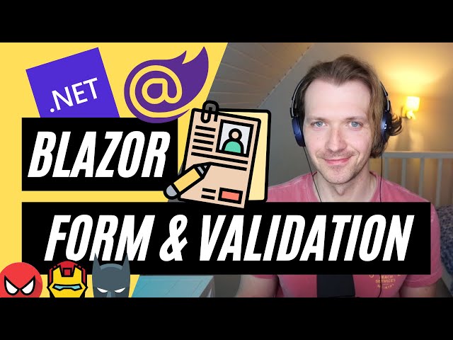 .NET 6 Blazor 🔥 EditForm with ALL Components & Validation