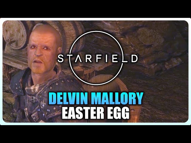 Starfield - Skyrim Delvin Mallory Easter Egg