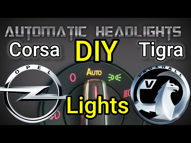 Automatic Headlights Corsa-c Tigra DIY circuit Hack Opel Vauxhall