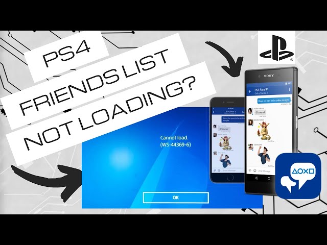 How To Fix PS4 Friends List Not Loading? PS4 Update 8.00!