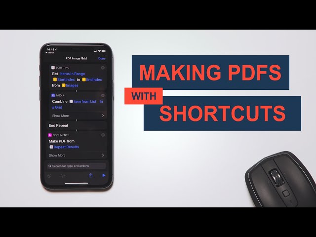 How to make PDFs with images and text using Siri Shortcuts