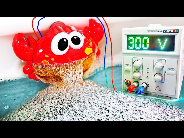 I APPLIED HIGH VOLTAGE TO WATER TOYS [Dangerous]