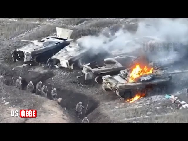 30 minutes ago!! Ukraine forces destroy 10 Russian Tanks when entered Donbas