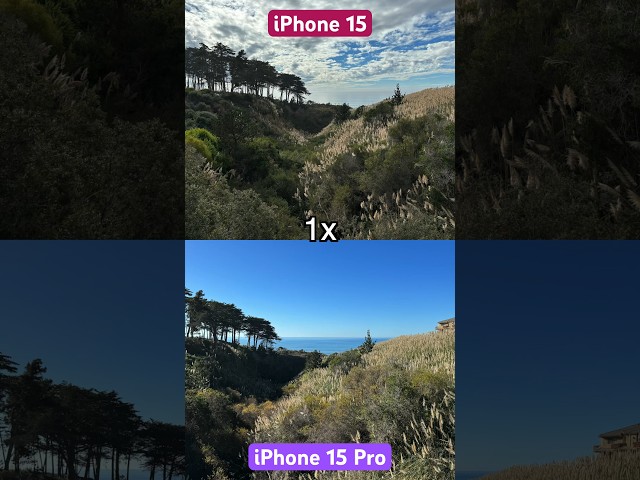 iPhone 15 vs iPhone 15 Pro camera comparison’