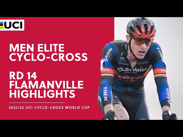 Round 14 - Men Elite Highlights | 2021/22 UCI CX World Cup - Flamanville