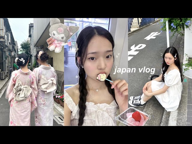 JAPAN VLOG🍥: exploring tokyo, kimonos, teamLab, shibuya, sanrio & anime, what i eat & akihabara