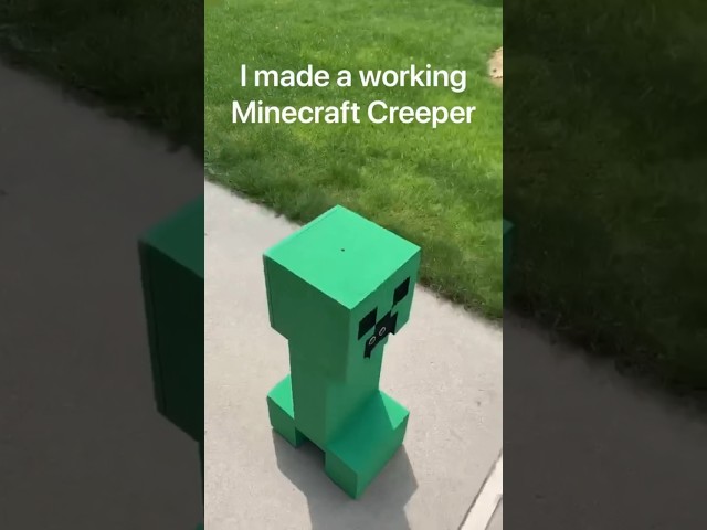 I made a real life Creeper that works
