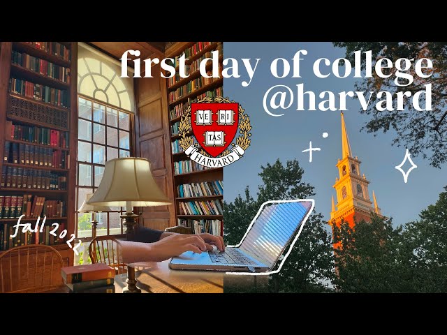 first day of college | harvard sophomore 하버드 개강 브이로그, 2학년 가을학기