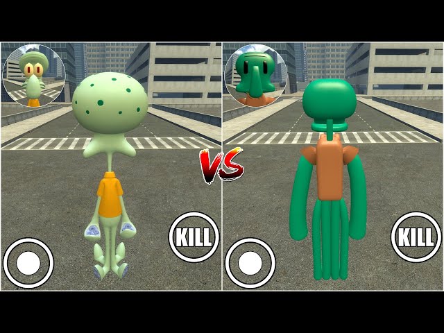 ORIGINAL VS 3D MEMES | What if I Become SQUIDWARD in Garry's Mod!