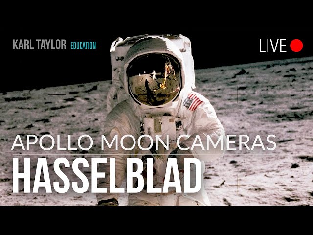 Looking at one of the Apollo Moon Cameras and Hasselblad's new product releases live