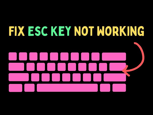 How to Fix Esc Key Not Working in Windows 11
