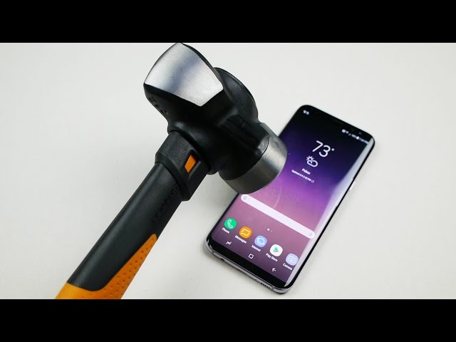 Samsung Galaxy S8 Plus Hammer & Knife Scratch Test