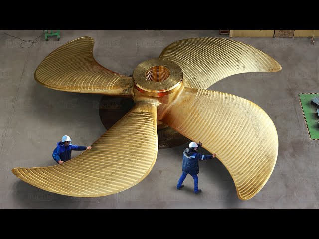 What it Takes to Manufacture Million $ Propellers Moving World’s Largest Ships
