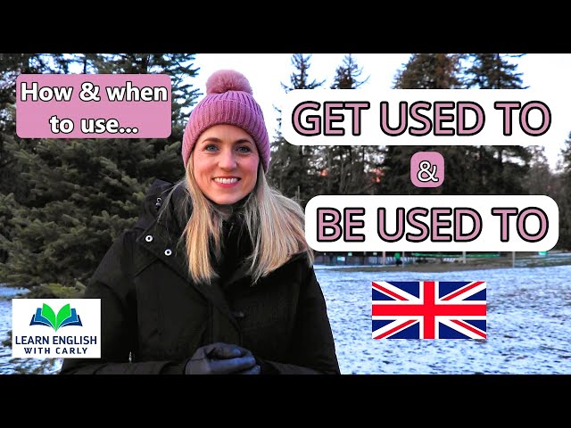 ✋🏼 English Grammar: GET USED TO or BE USED TO? Improve speaking #used #englishgrammar #englishverbs