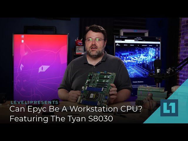 Can Epyc Be A Workstation CPU? Featuring The Tyan S8030