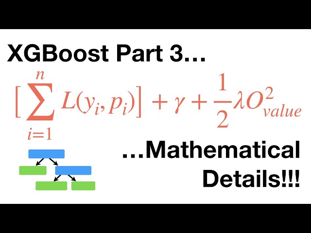 XGBoost Part 3 (of 4): Mathematical Details