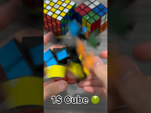 1$ Rubik’s Cube vs 100$ Rubik’s Cube