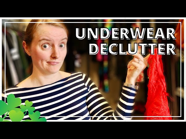 ☘️ Quick Closet Decluttering WIN - Decluttering Undergarments & Socks – Declutter Challenge 2020