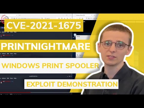CVE-2021-1675 PrintNightmare - Windows Print Spooler Exploit Demonstration