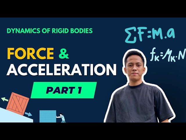 Dynamics of Rigid Bodies - [Kinetics of Particle Force and Acceleration Part 1]