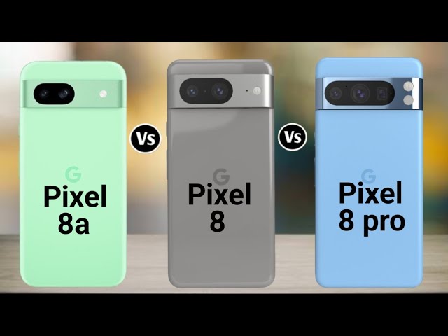 Google Pixel 8a vs Pixel 8 vs Pixel 8 pro 5g Camera Comparison | Pixel 8 vs 8a vs 8 pro @TechBar