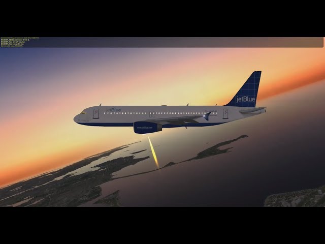 KBOS to KJFK - X-Plane 10 - JetBlue