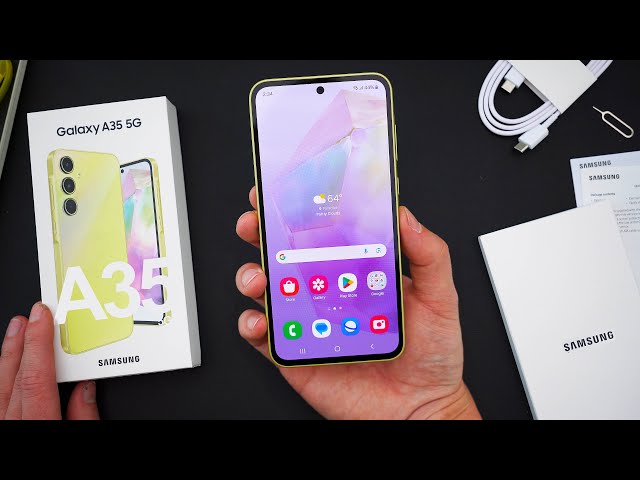 Samsung Galaxy A35 Unboxing, Hands-On & First Impressions! (Awesome Lemon)