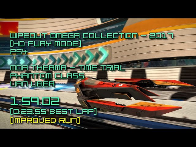 WipEout Omega Collection PS4 - Phantom Time Trial, Moa Therma 1:59.02