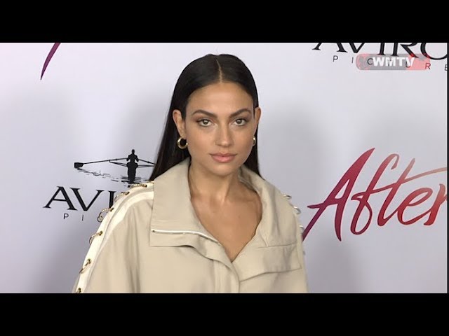 Inanna Sarkis arrives at 'After' Los Angeles Film premiere Red carpet