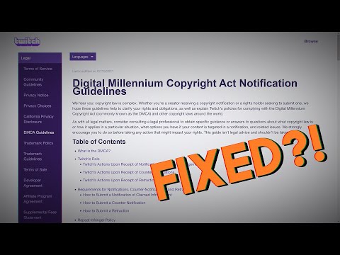 Is Twitch fixing DMCA? #shorts